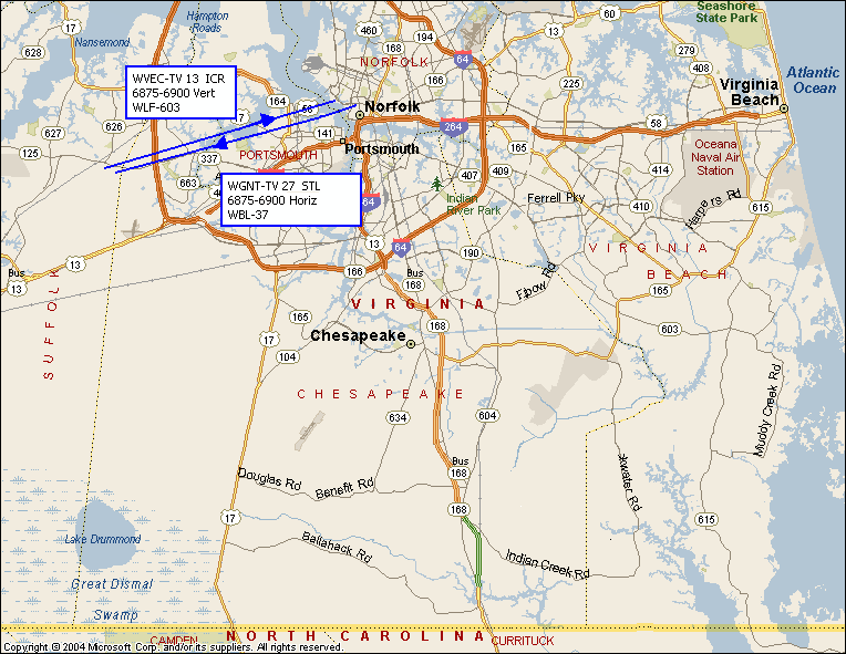 SBE 54 - 6875-6900 GHz Map