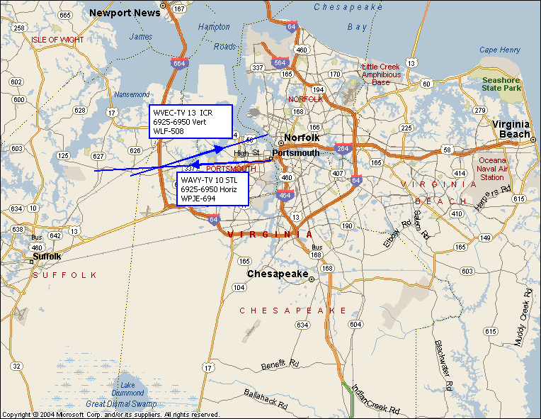 SBE 54 - 6925-6950 GHz Map