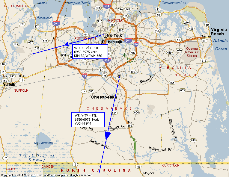 SBE 54 - 6950-6975 GHz Map