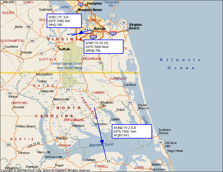 SBE 54 - 6975-7000 GHz Map VSPACE=